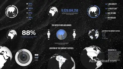 Infographics Planet Infographics template preview
