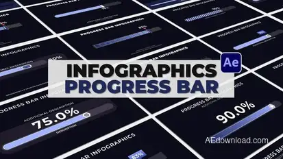 Infographics Progress Bars Infographics template preview