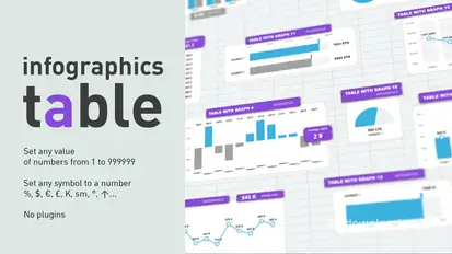 Infographics table Infographics template preview
