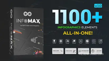 Infomax - The Big Infographics Pack Infographics template preview