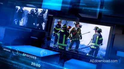 Information News broadcast-packages template preview