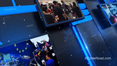 Information News broadcast-packages template preview