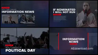 Information News broadcast-packages template preview