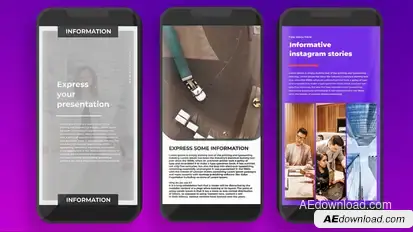 Informative Instagram Stories Openers template preview