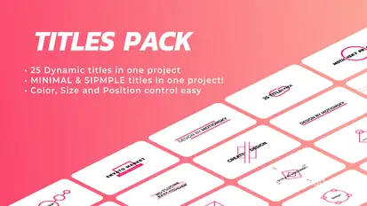 Ingenious Titles Pack Titles template preview