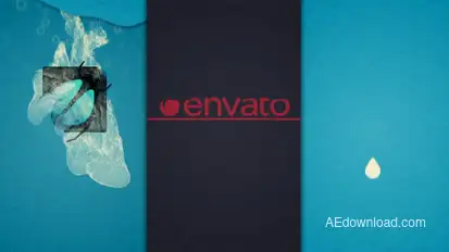 Ink Drop Logo Opener Logo Stings template preview