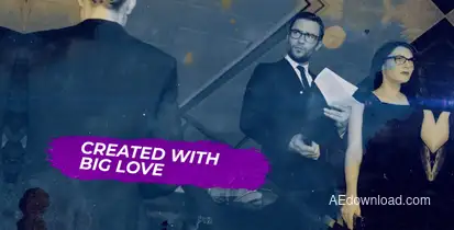 Ink Freeze Frame Openers template preview