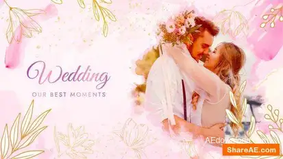 INK Wedding Slideshow Openers template preview