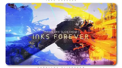 Inks Forever Parallax Slideshow Openers template preview
