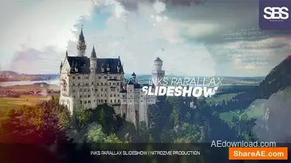 Inks Parallax Slideshow Openers template preview