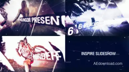 Inspire Slideshow Video Displays template preview