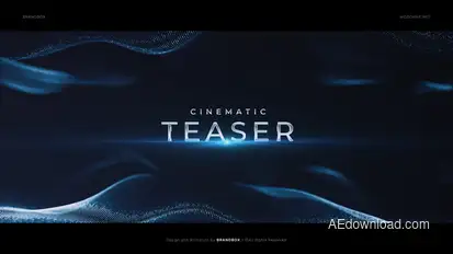 Inspiring Cinematic Trailer Video Displays template preview