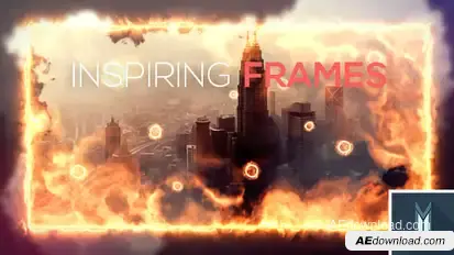 Inspiring Frames Video Displays template preview