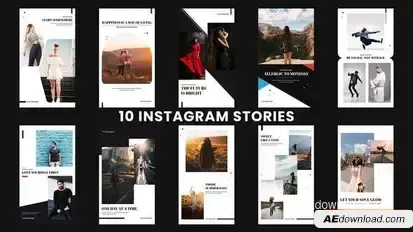 Insta Stories V2 Openers template preview