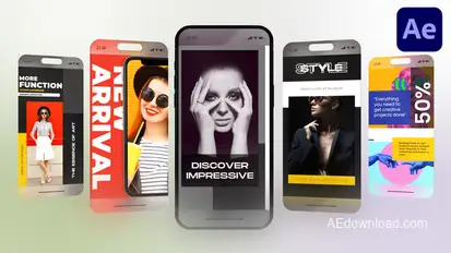 Instagram 01 Elements template preview
