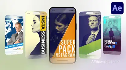 Instagram - Business 01 Elements template preview