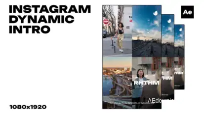 Instagram Dynamic Intro Openers template preview