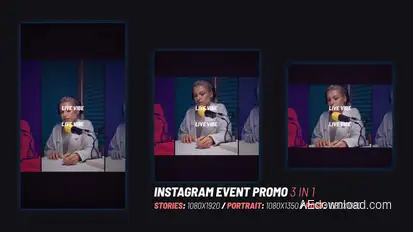 Instagram Event Promo Openers template preview
