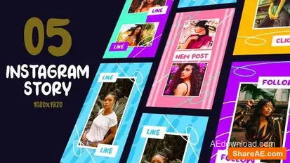Videohive Instagram Frame After Effects Template Elements template preview