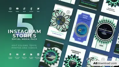 Instagram Health Lifestyle Fitness Meditation Vertical Stories Product Promo template preview