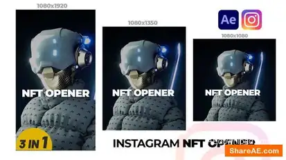 Instagram NFT Opener Promo Openers template preview