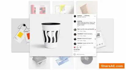 Instagram Portfolio Promo Openers template preview