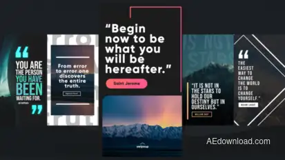 Instagram Quotes Stories Titles template preview