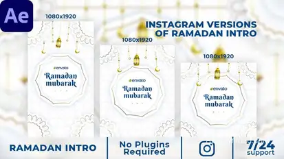 Instagram Ramadan Opener Ramadan Free Templates template preview