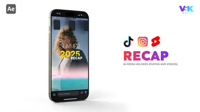 Instagram Recap for After Effects Video Displays template preview