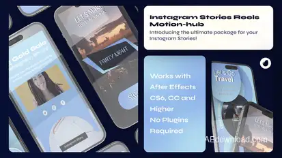 Instagram Reels Video Displays template preview