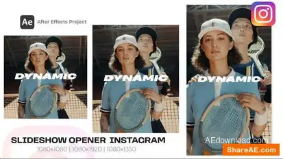 Instagram Reels Dynamic Stomp Opener Openers template preview