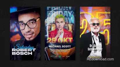 Instagram Reels Event Party Flyers. Part 1 Product Promo template preview