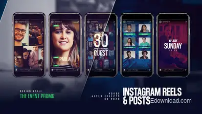 Instagram Reels The Event Promo Product Promo template preview