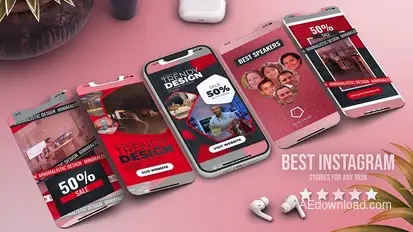 Instagram Reels Vertical Stories Product Promo template preview