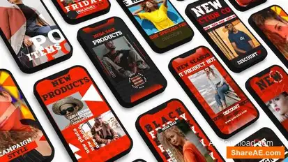 Instagram Sale Stories Openers template preview