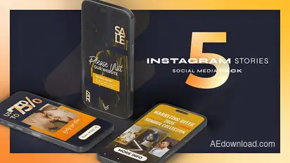 Instagram Sale Stories Orange Product Promo template preview