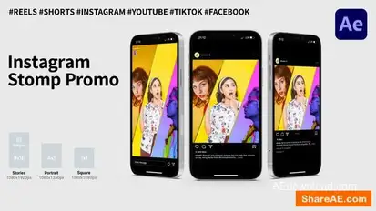 Instagram Stomp Promo Openers template preview