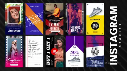 Instagram Stories Product Promo template preview