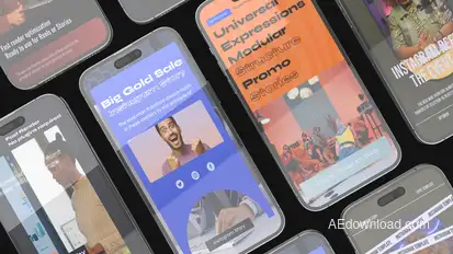 Instagram Stories Video Displays template preview