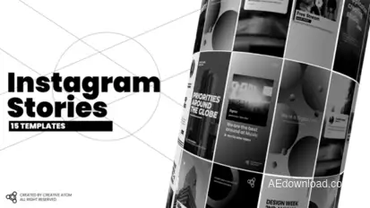 Instagram Stories Elements template preview