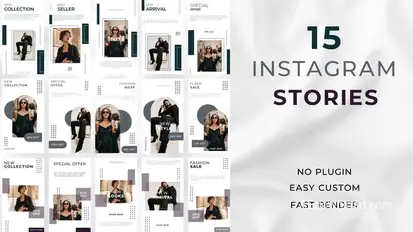 Instagram Stories broadcast-packages template preview
