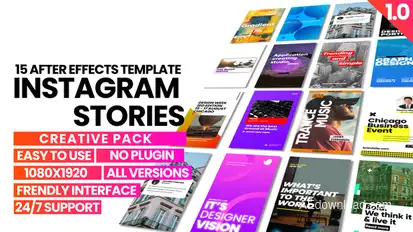 Instagram Stories | AE Elements template preview