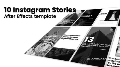 Instagram Stories | AE Elements template preview
