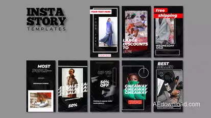 Instagram Stories | After Effects Titles template preview