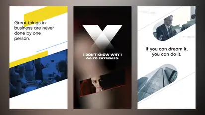 Instagram Stories II Titles template preview