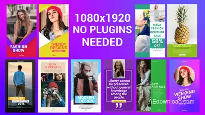 Instagram Stories Pack_1 Product Promo template preview