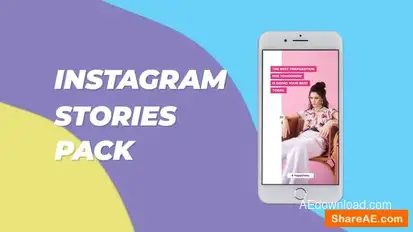 Videohive Instagram Stories Pack 22078398 Video Displays template preview
