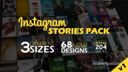 Instagram Stories Pack Product Promo template preview