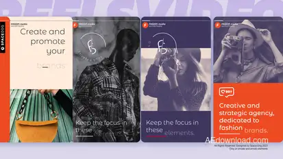 Instagram Stories Reels Product Promo template preview