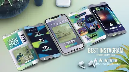 Instagram Stories Reels Product Promo template preview